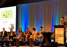 Seven science students from across Australia present "speed-talks" of no more than three minutes each, summarising their latest work in the industry.